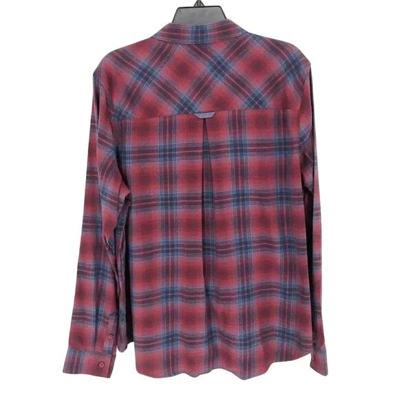 Bass Outdoor Plaid Long Sleeve Flannel Button-Up Shirt Size Large New with Tag - Picture 5 of 10